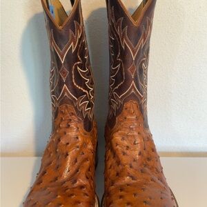Cody James Full Quill Ostrich Exotic Boots – Men’s Size 12